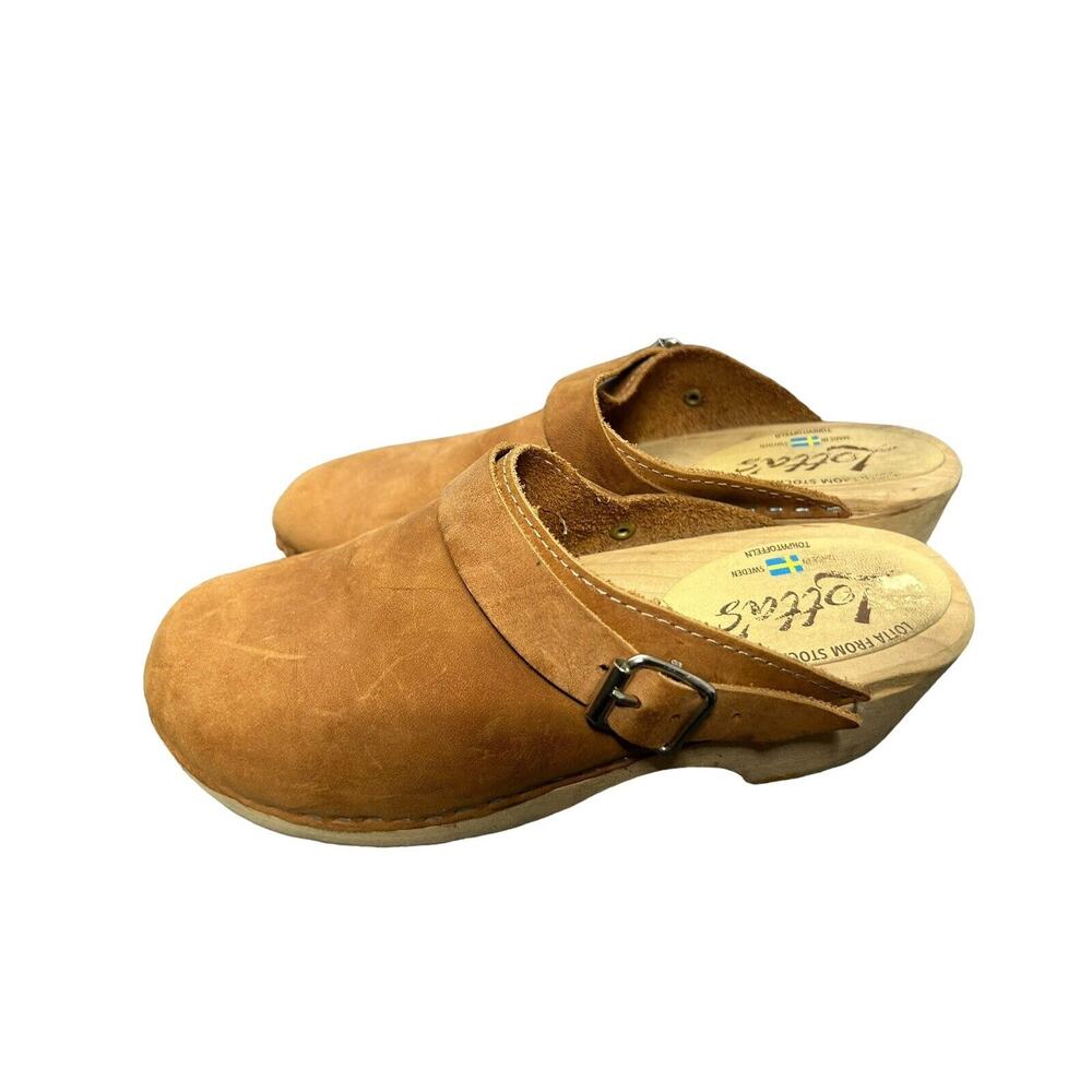 Lotta From Stockholm Clogs Light Brown Suede Size 38 Boho Classic Lotta’s